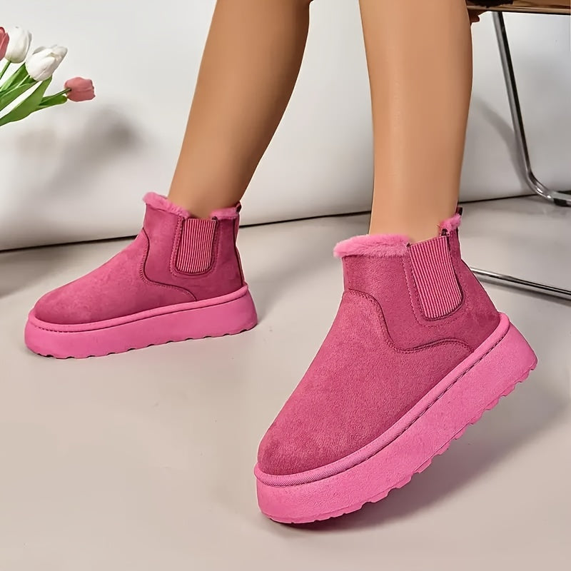 Bottes Chunky-Heel d'Hiver pour Femmes
