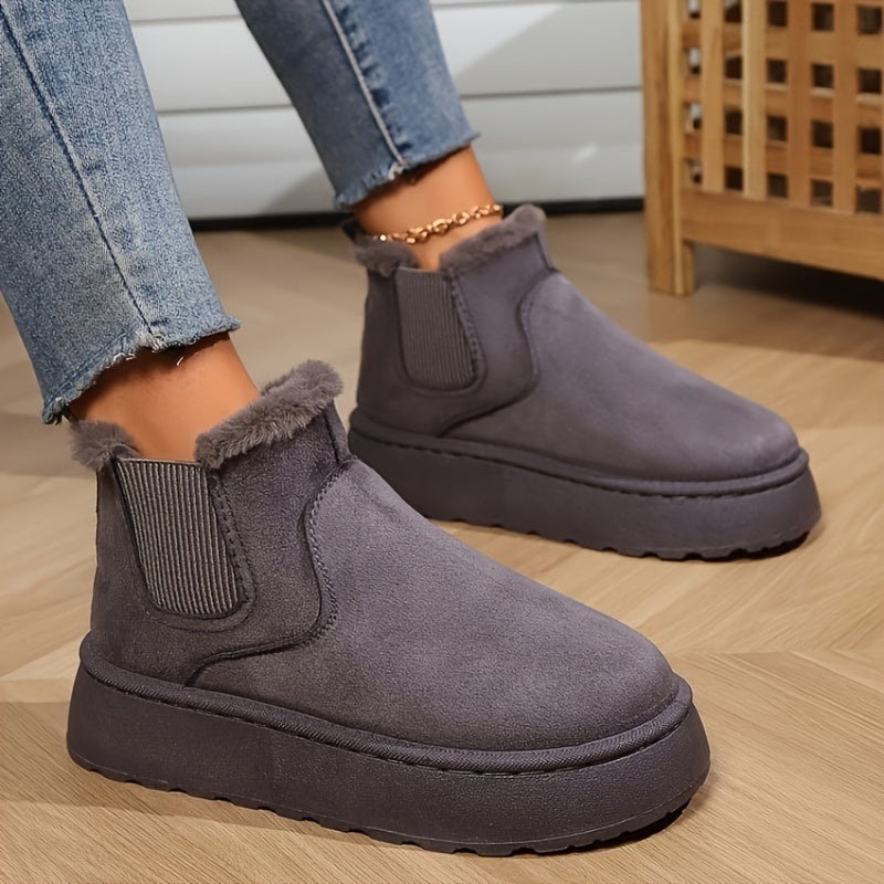 Bottes Chunky-Heel d'Hiver pour Femmes