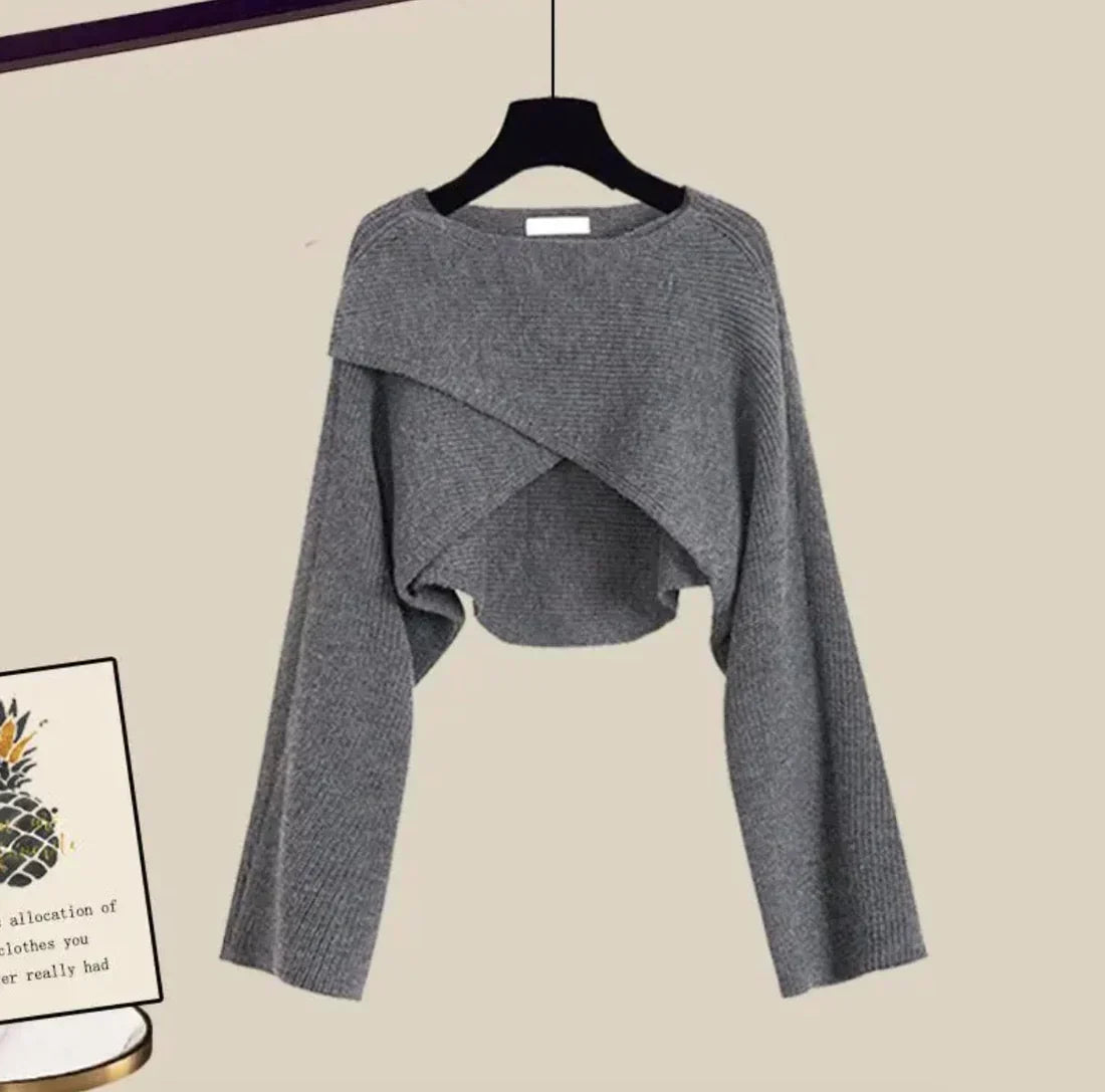Tina | Ensemble trois pièces confortable en tissu doux avec manches longues