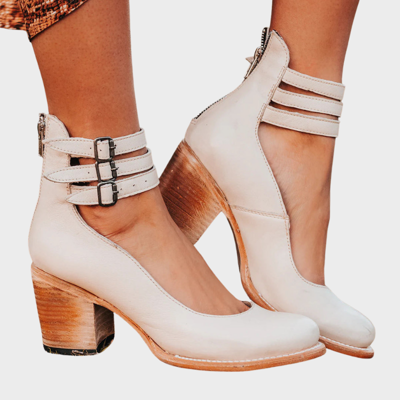 Clara – Chaussures à talons avec bride à boucle