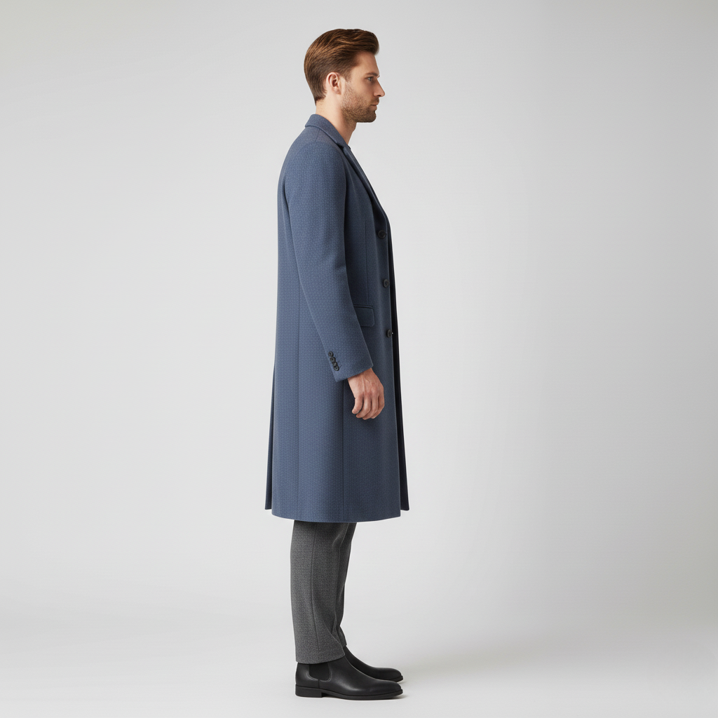 Pardessus Long Structuré pour Homme