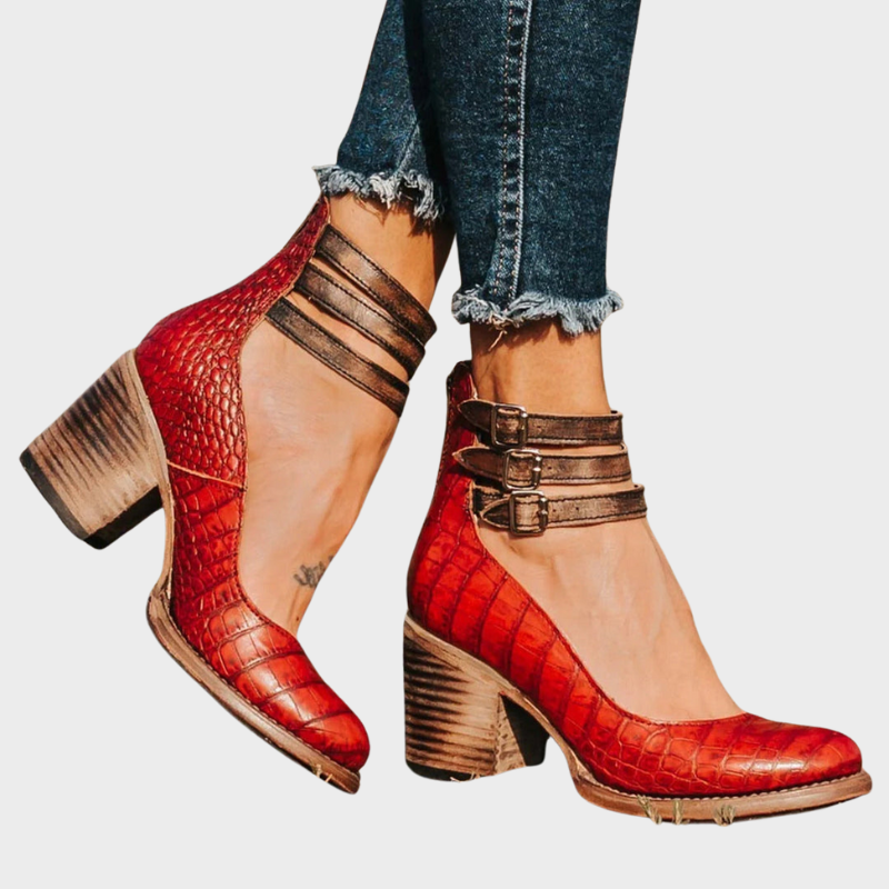 Clara – Chaussures à talons avec bride à boucle