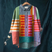 Isla | Chemise à rayures colorées