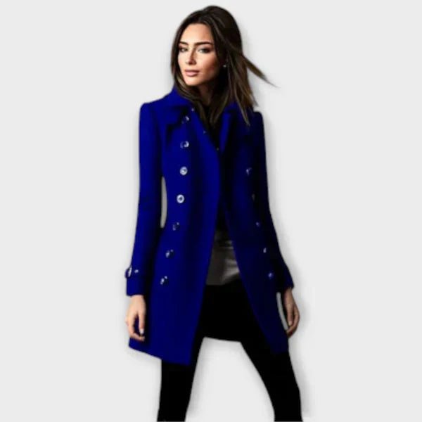 Linda - Manteau Trench à Double Boutonnage