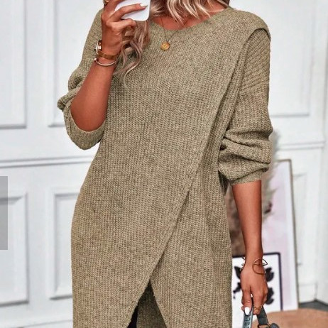 Olivia - Robe longue en tricot