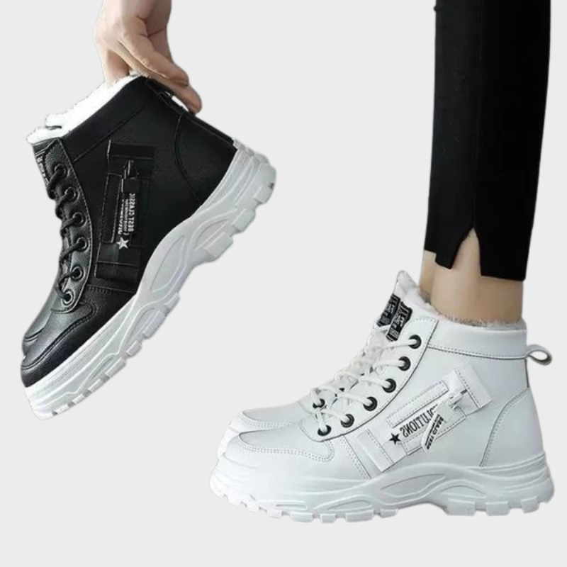Lexi – Bottines montantes chunky avec fermeture éclair