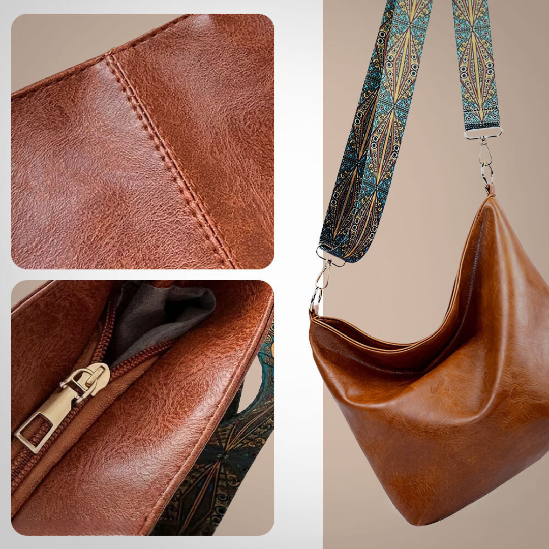 Freya - Sac à bandoulière vintage intemporel