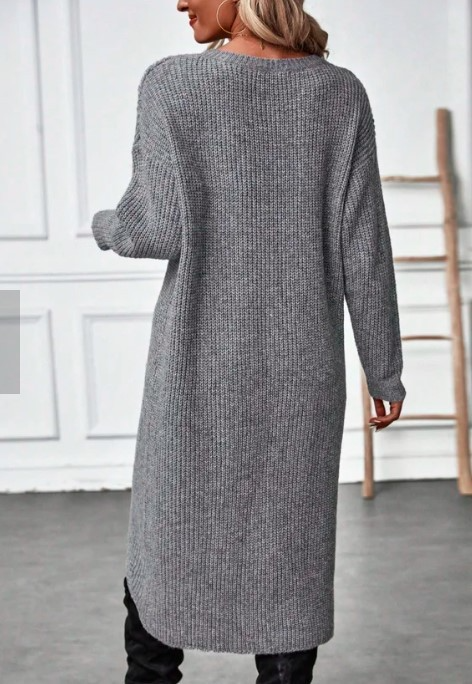 Olivia - Robe longue en tricot