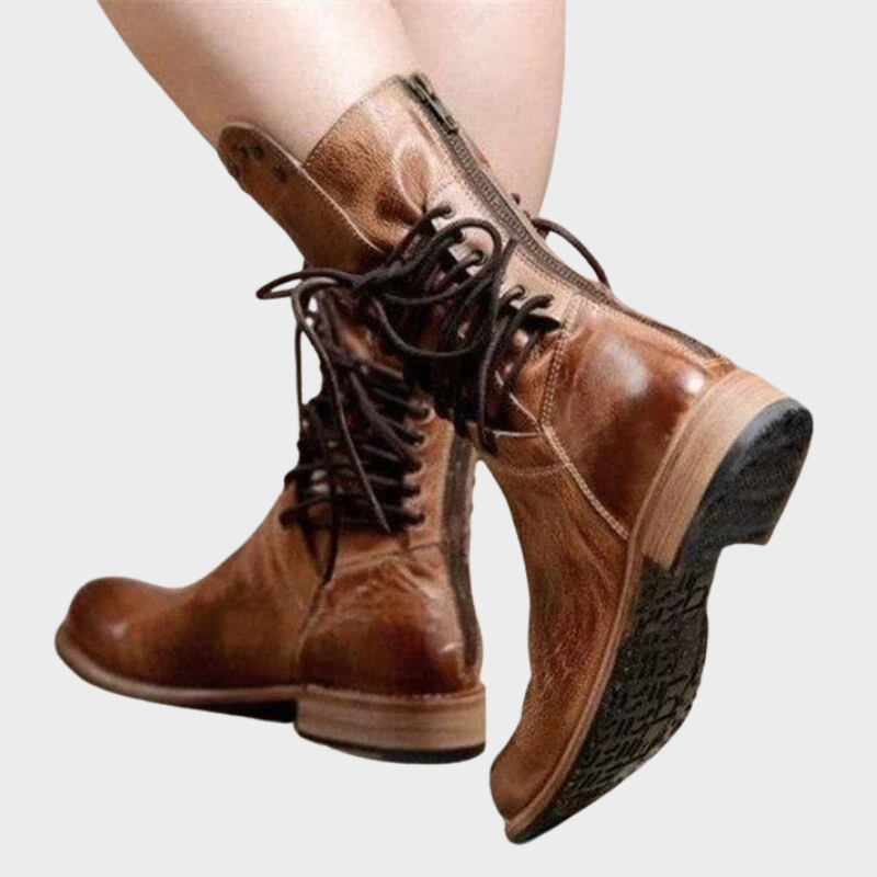 Rhea – Bottines à lacets robustes