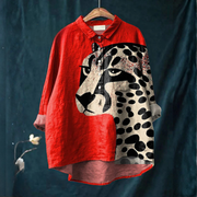 Nala | T-shirt à motif léopard audacieux