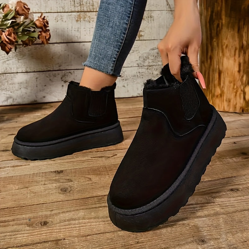 Bottes Chunky-Heel d'Hiver pour Femmes