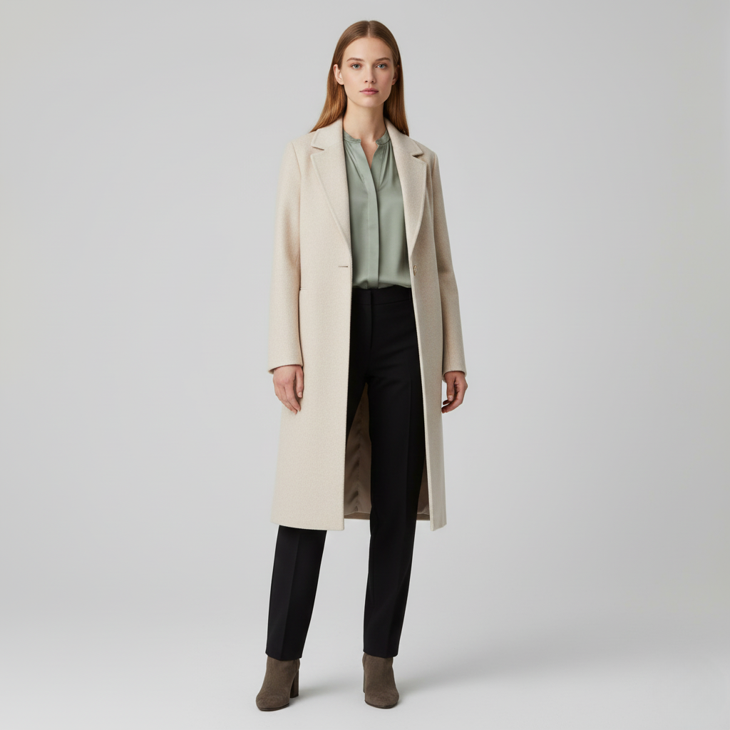 Manteau Long Élégant pour Femme