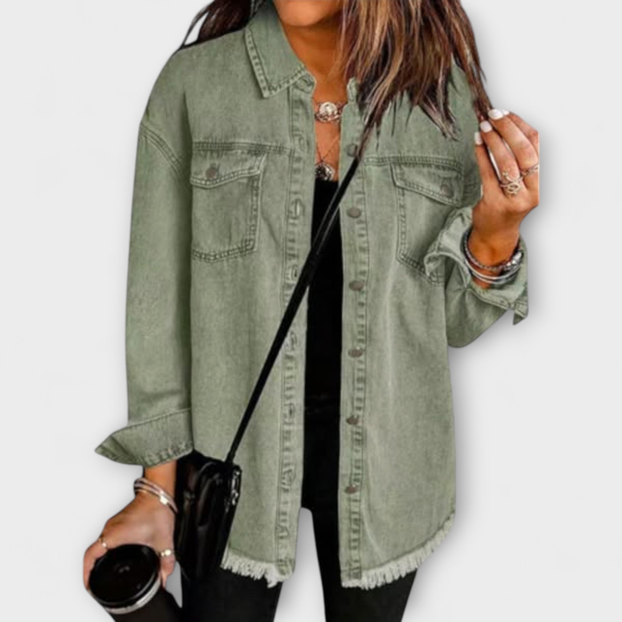 Veyra – Chemise en jean décontractée et tendance