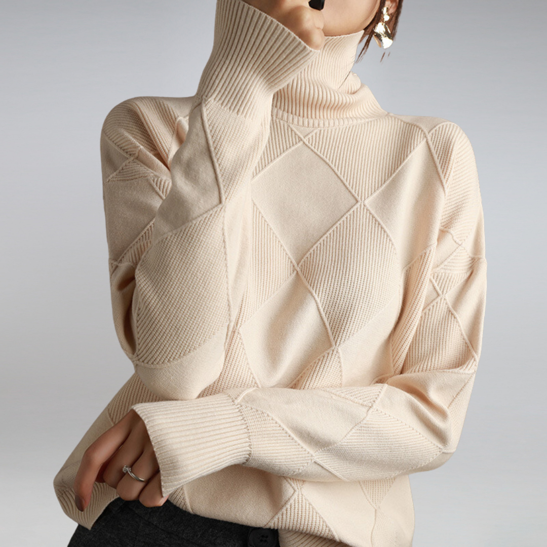 Chloe - Pull en tricot d'hiver confortable