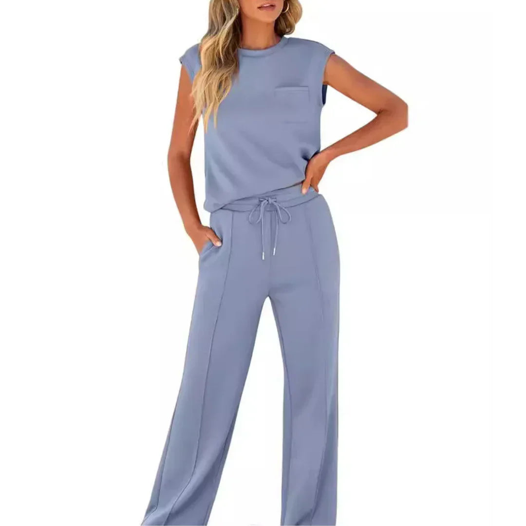 KAIYA™ – Ensemble Lounge d'Été Décontracté et Doux