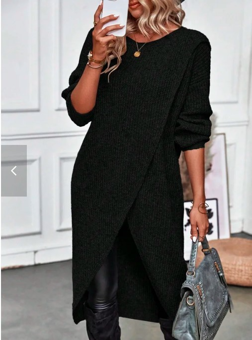 Olivia - Robe longue en tricot