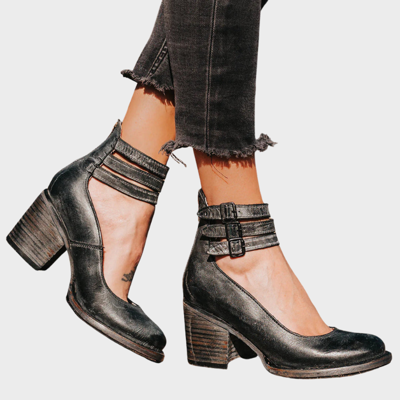 Clara – Chaussures à talons avec bride à boucle