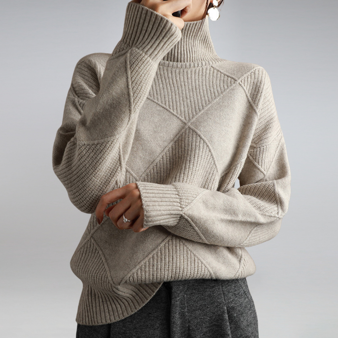 Chloe - Pull en tricot d'hiver confortable