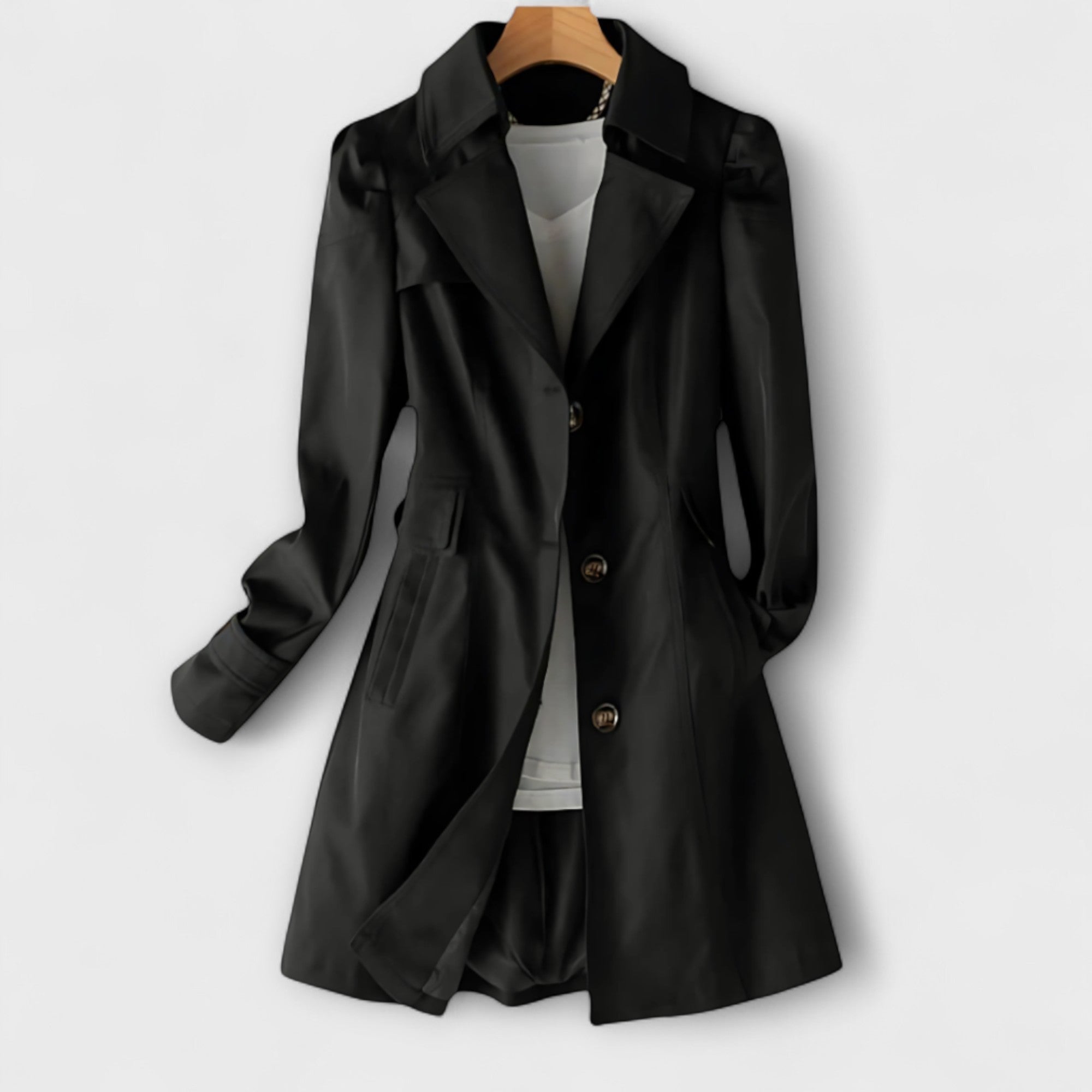 Elara – Trench-coat à double boutonnage
