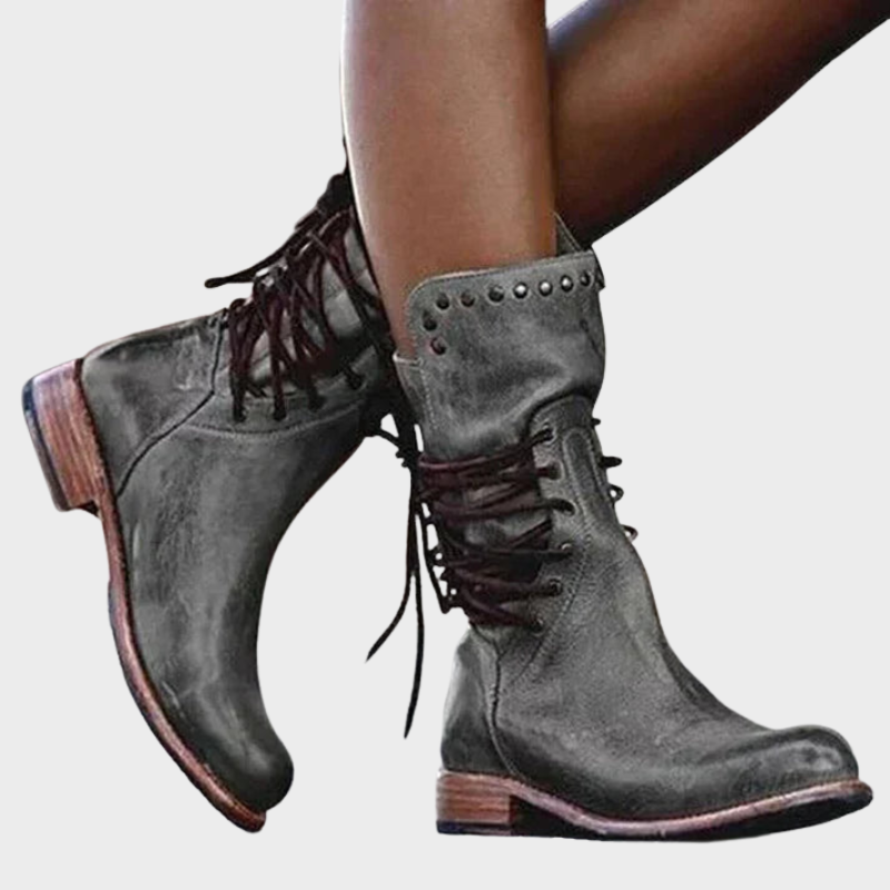 Rhea – Bottines à lacets robustes