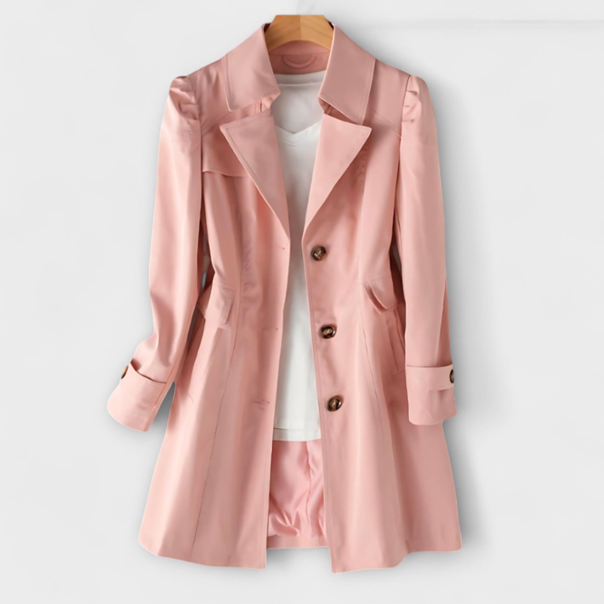 Elara – Trench-coat à double boutonnage