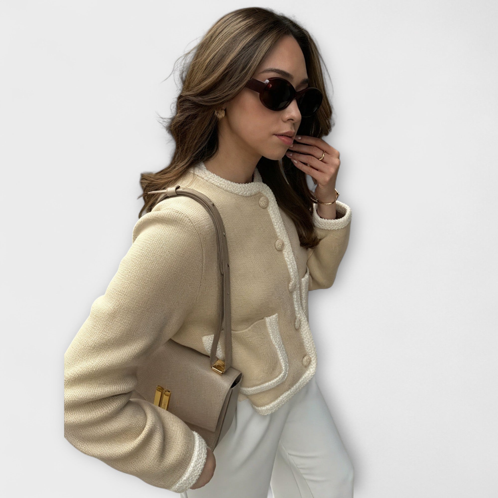 Gilet classique avec poches décoratives