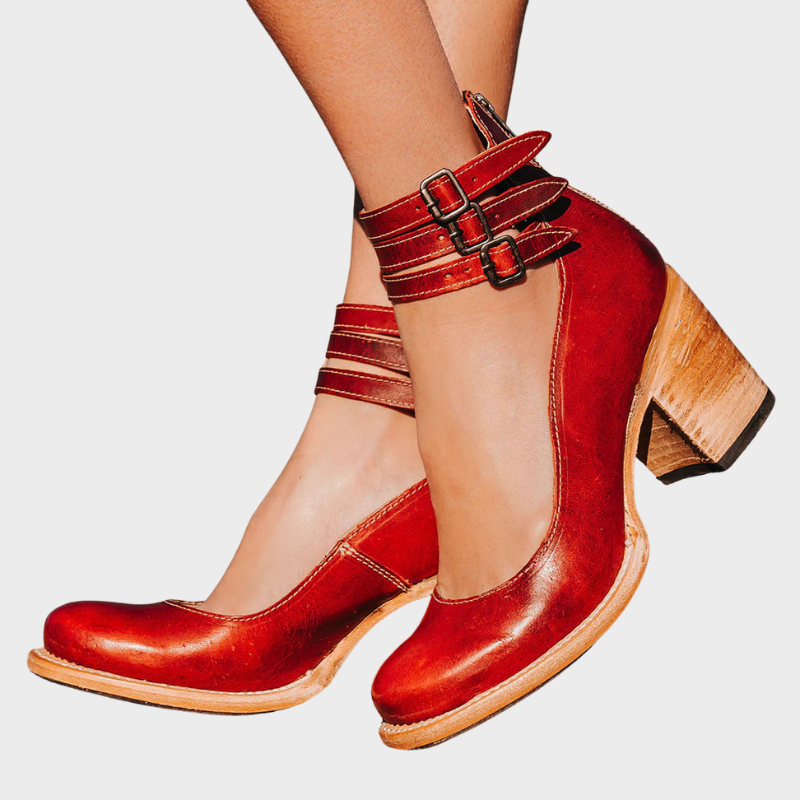 Clara – Chaussures à talons avec bride à boucle