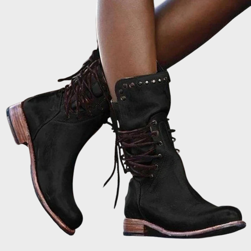 Rhea – Bottines à lacets robustes