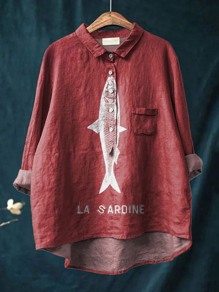 Lily | T-shirt Graphique Sardine
