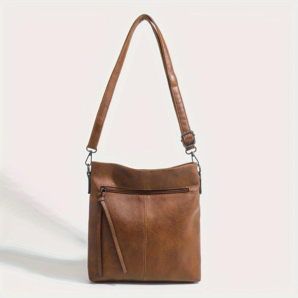 Lina - Sac à bandoulière vintage avec motif damier