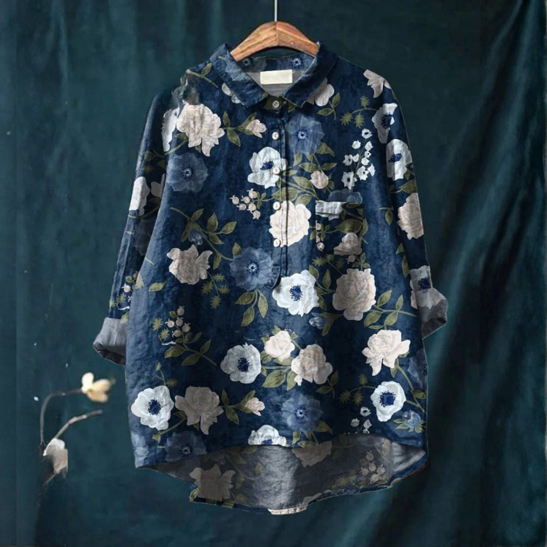 Charlotte | Blouse Fleurie Élégante