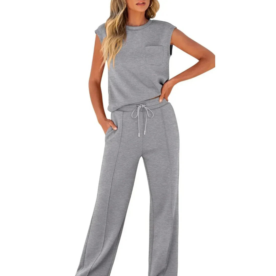 KAIYA™ – Ensemble Lounge d'Été Décontracté et Doux