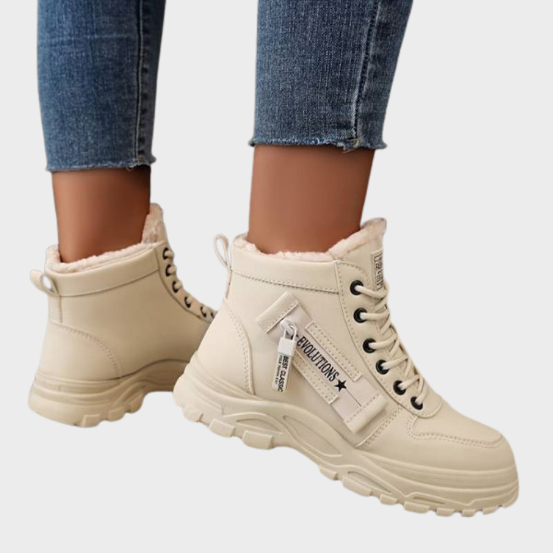 Lexi – Bottines montantes chunky avec fermeture éclair