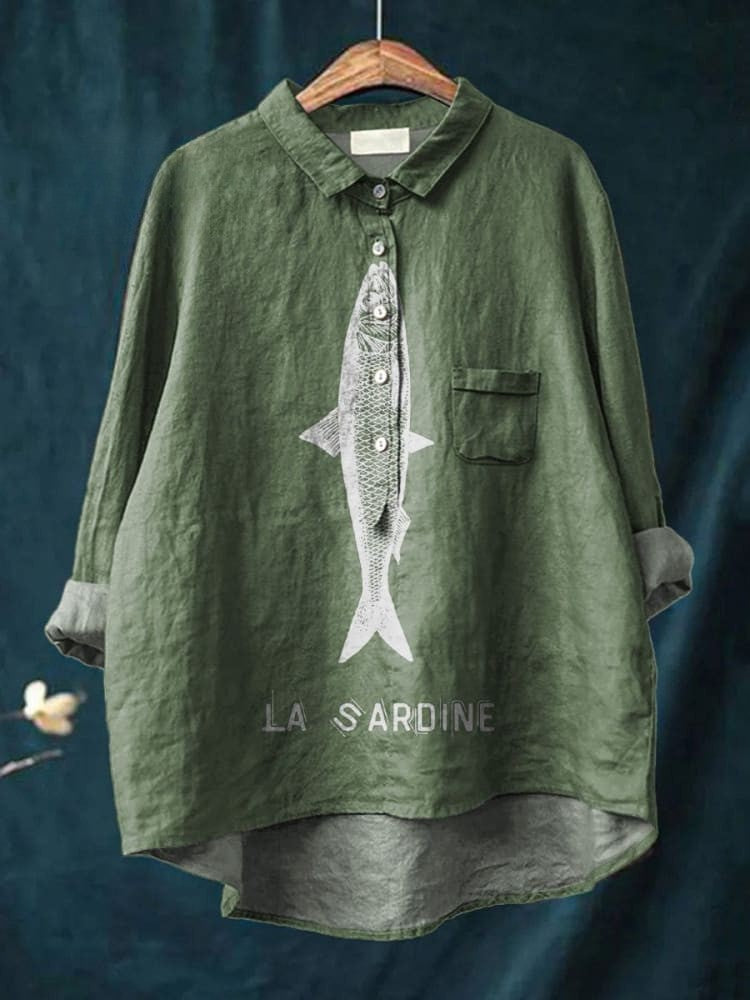 Lily | T-shirt Graphique Sardine