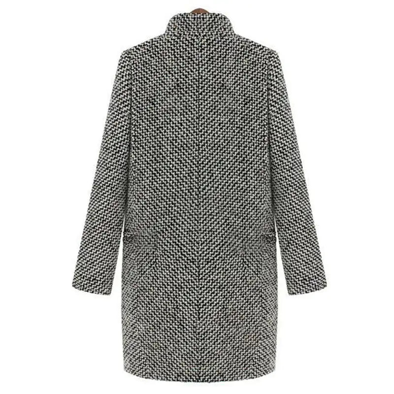 Audrey Élégant Manteau Midi-Langer pour un Look Stylé