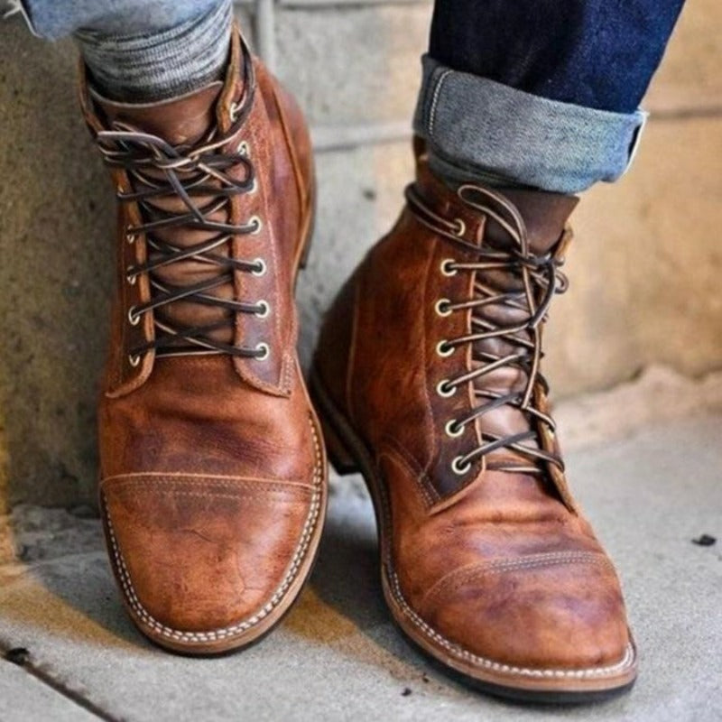 Aiden | Bottines en simili cuir