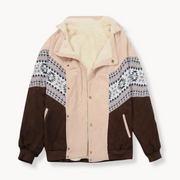 Veste à motif aztèque avec coupe ouverte et manches longues | Idéale pour le printemps, l'été, l'automne et l'hiver