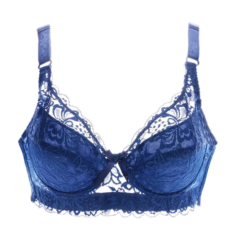 THARAH VIOLETTA – Bralette en dentelle avec armatures et broderie
