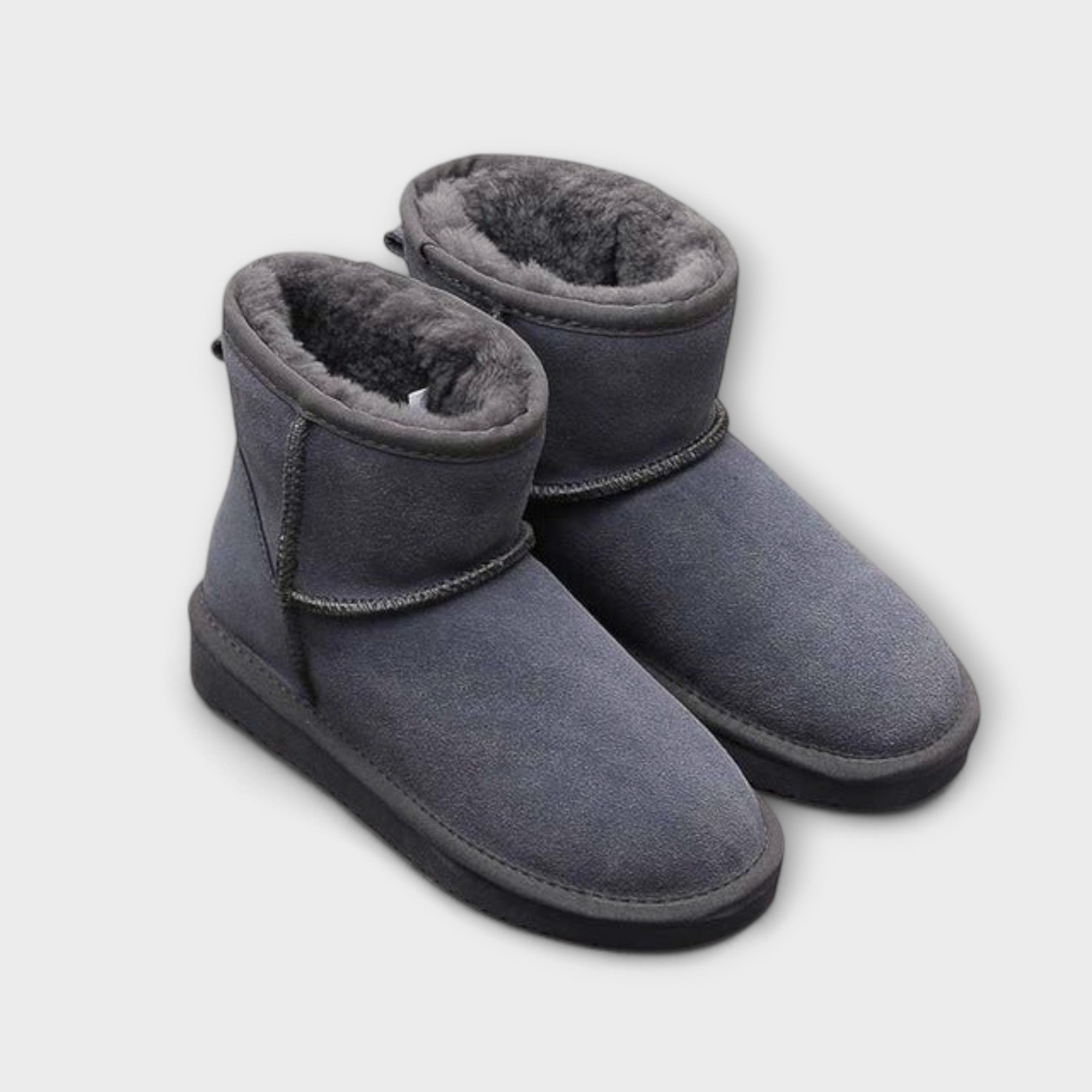 Bottes de Neige en Cuir Véritable