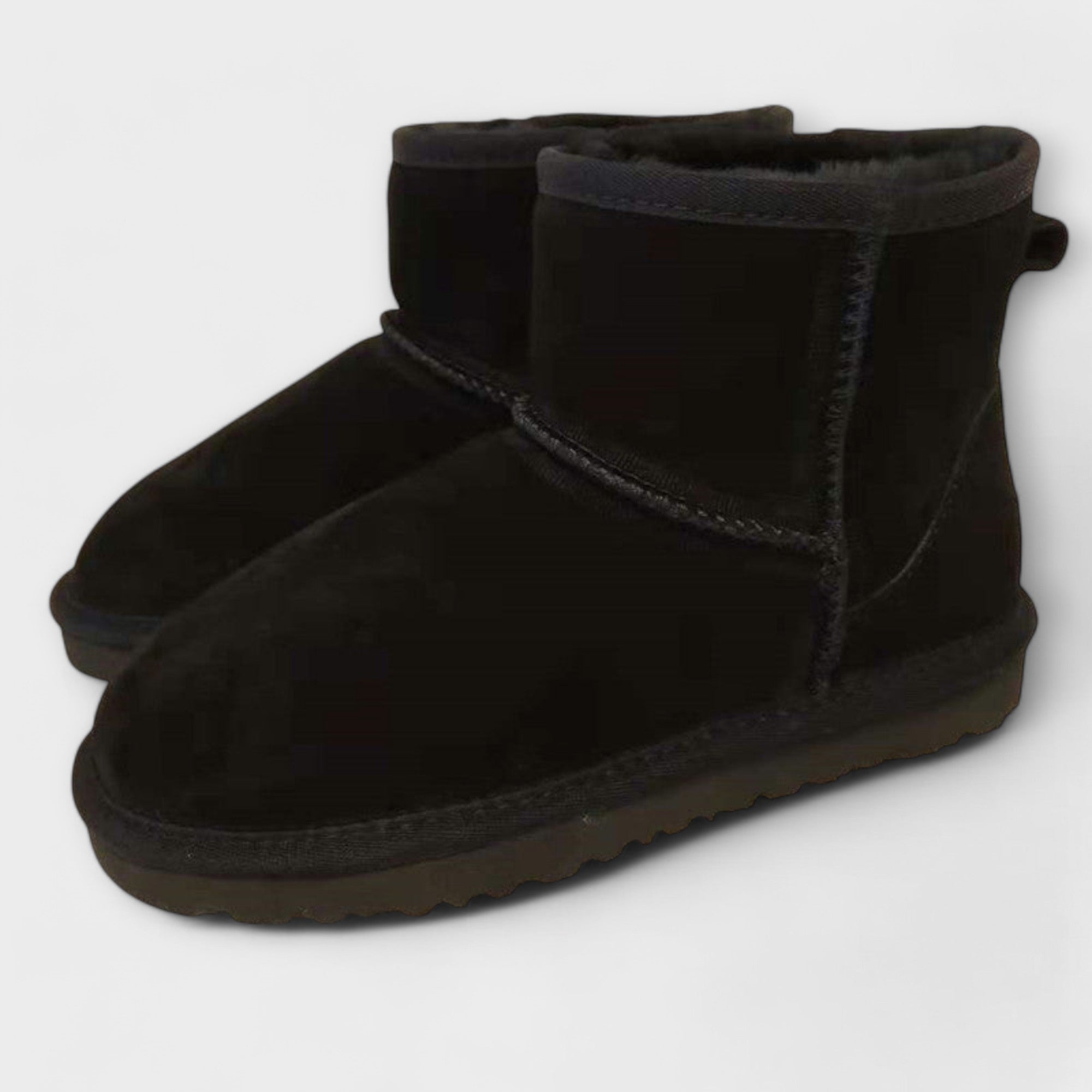 Bottes de Neige en Cuir Véritable