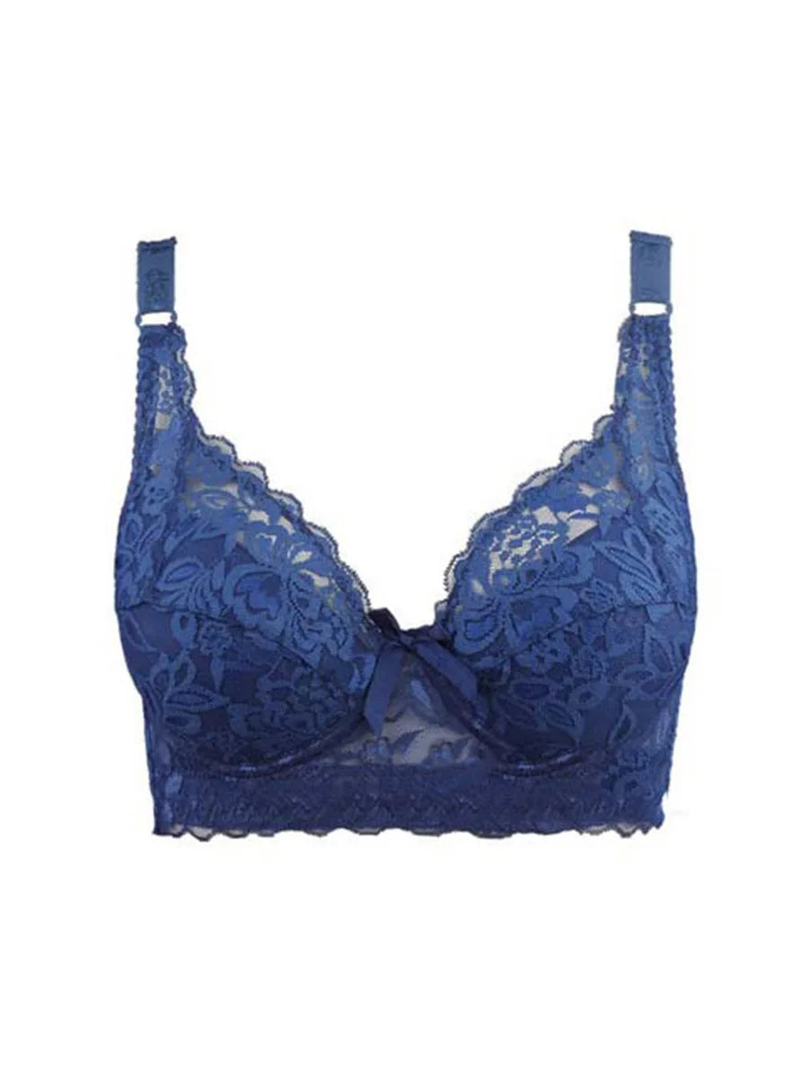 THARAH VIOLETTA – Bralette en dentelle avec armatures et broderie