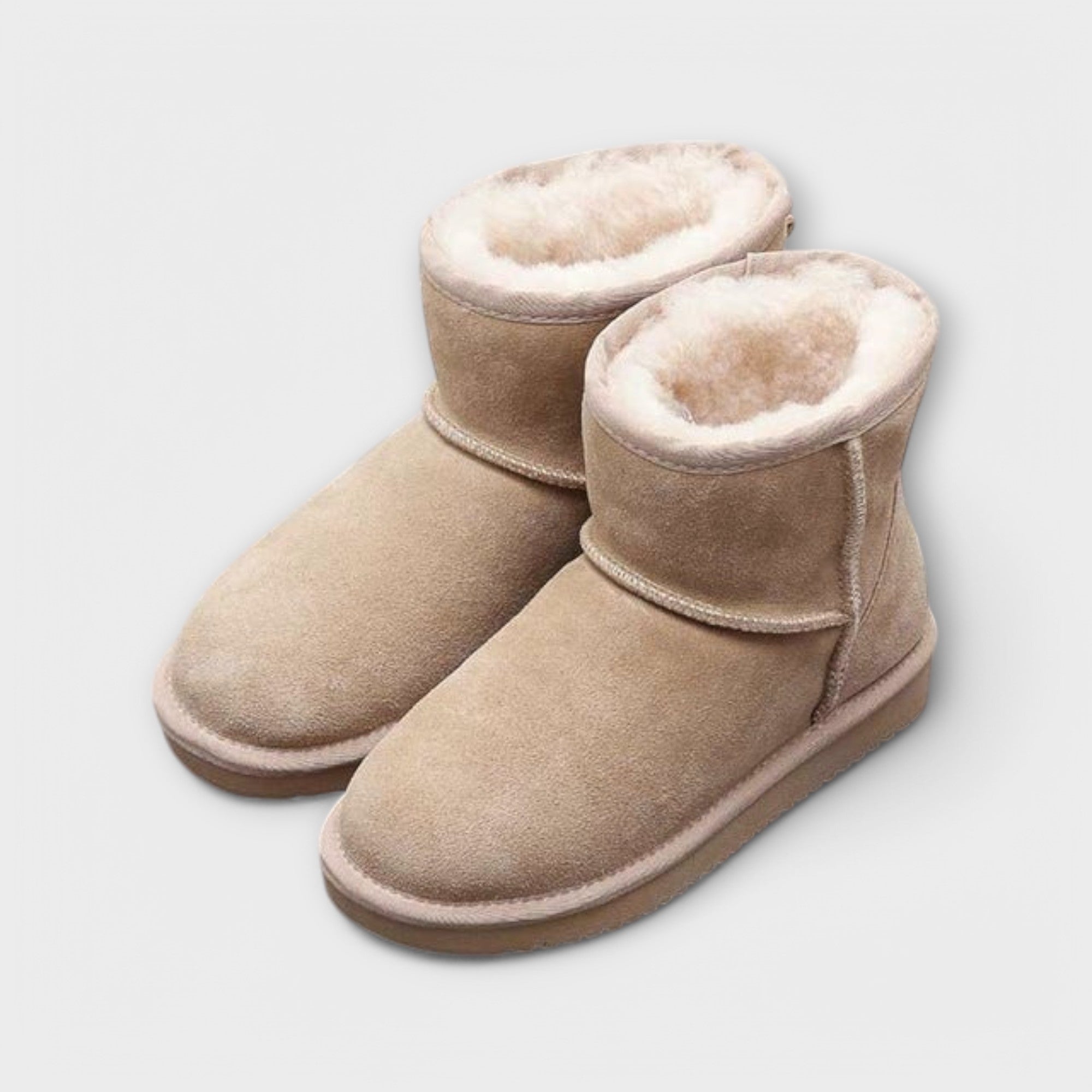Bottes de Neige en Cuir Véritable