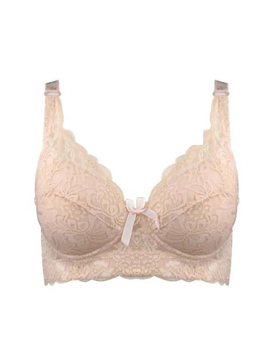 THARAH VIOLETTA – Bralette en dentelle avec armatures et broderie