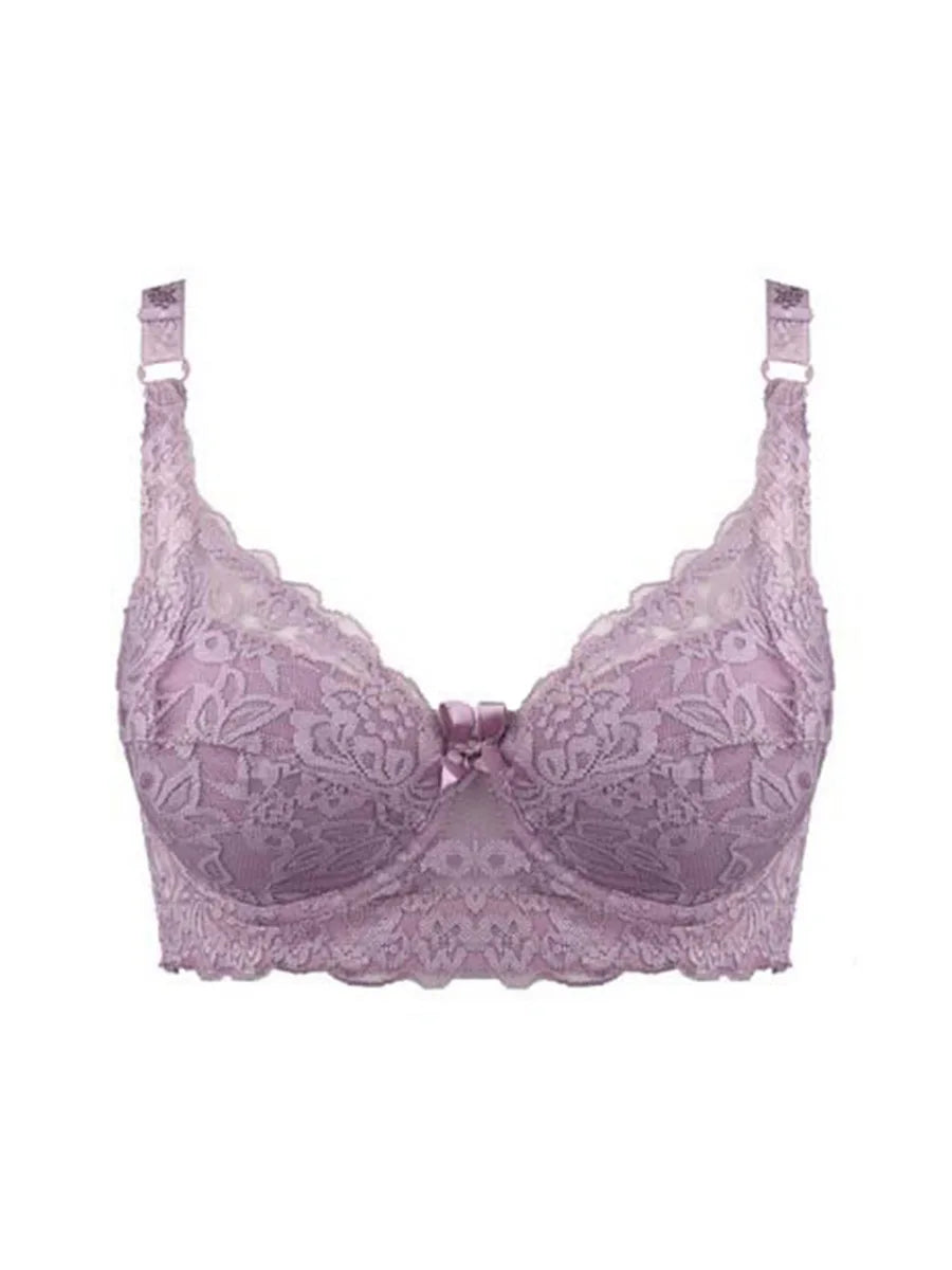 THARAH VIOLETTA – Bralette en dentelle avec armatures et broderie