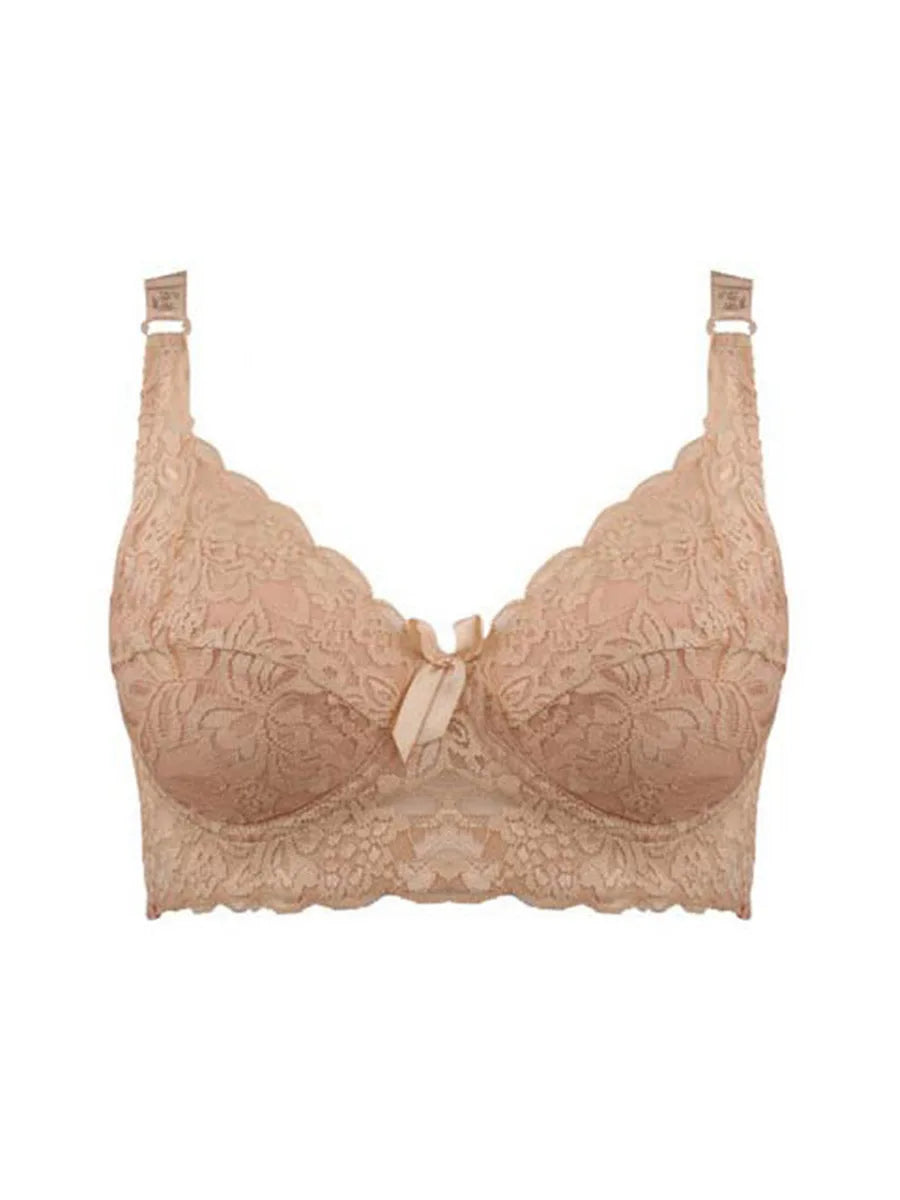 THARAH VIOLETTA – Bralette en dentelle avec armatures et broderie
