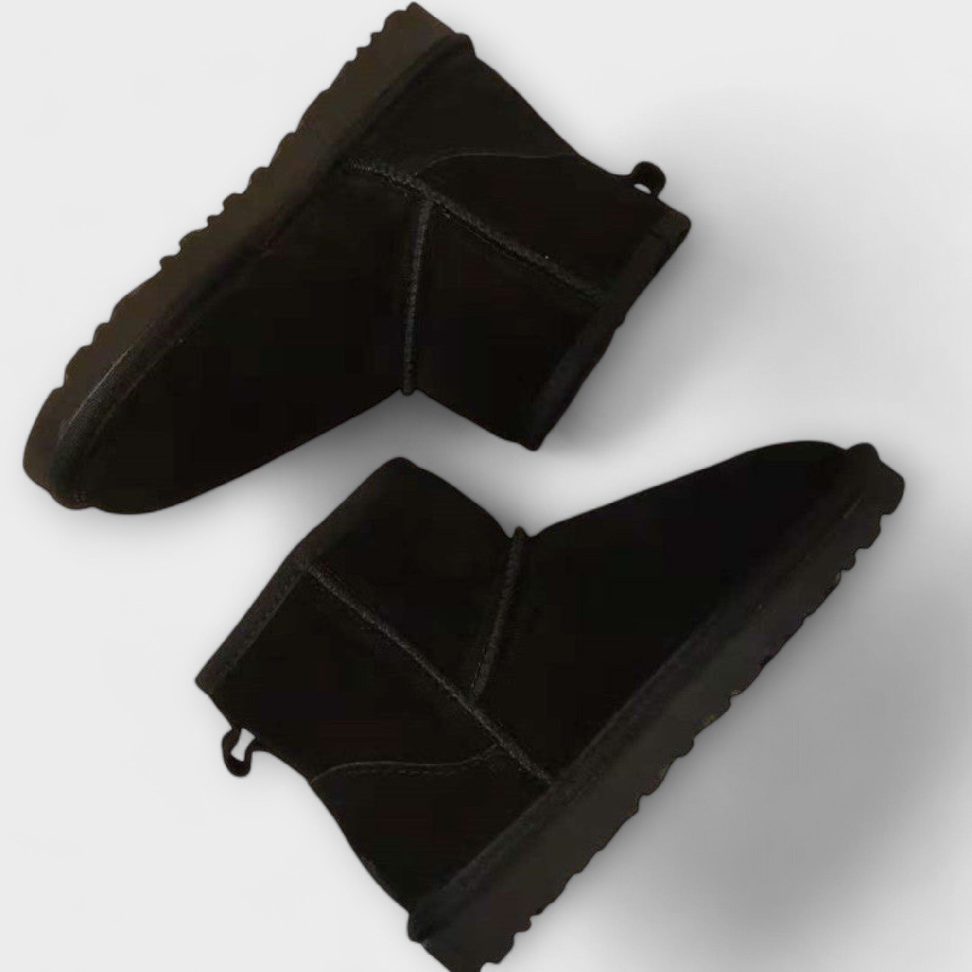 Bottes de Neige en Cuir Véritable