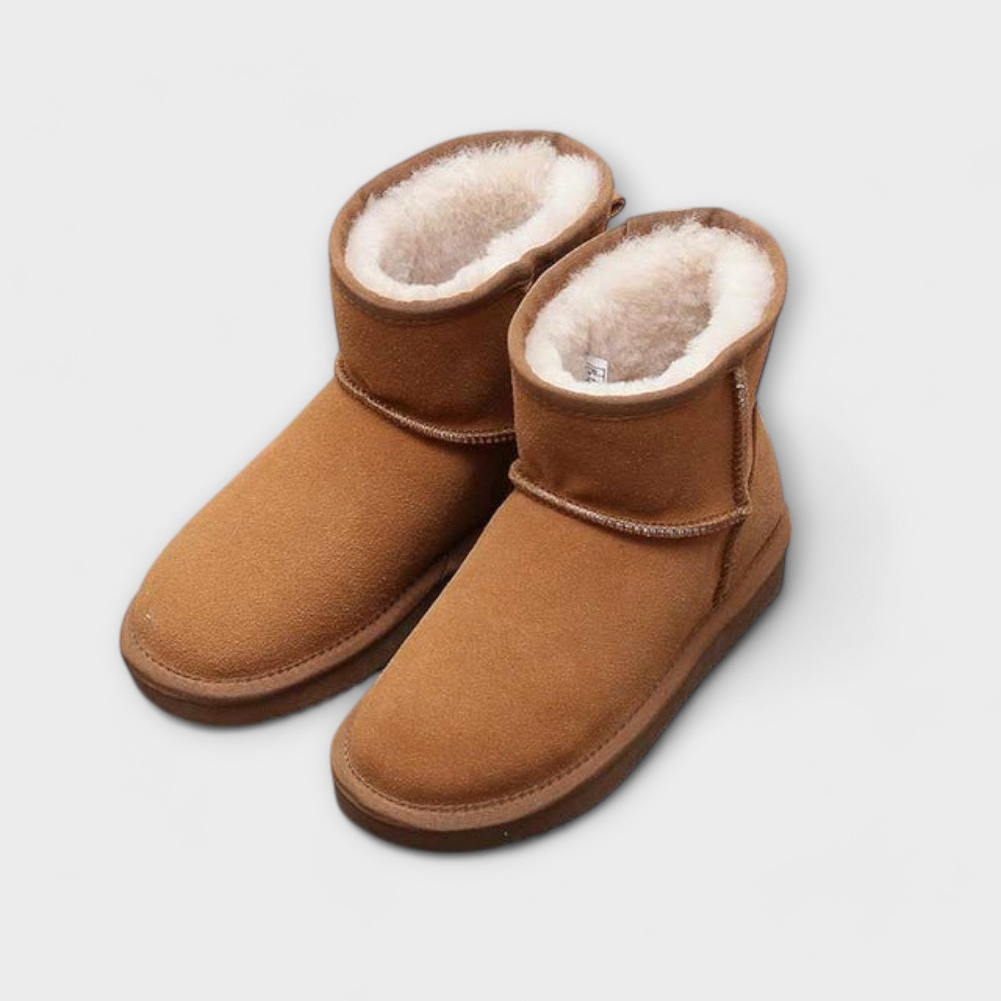 Bottes de Neige en Cuir Véritable