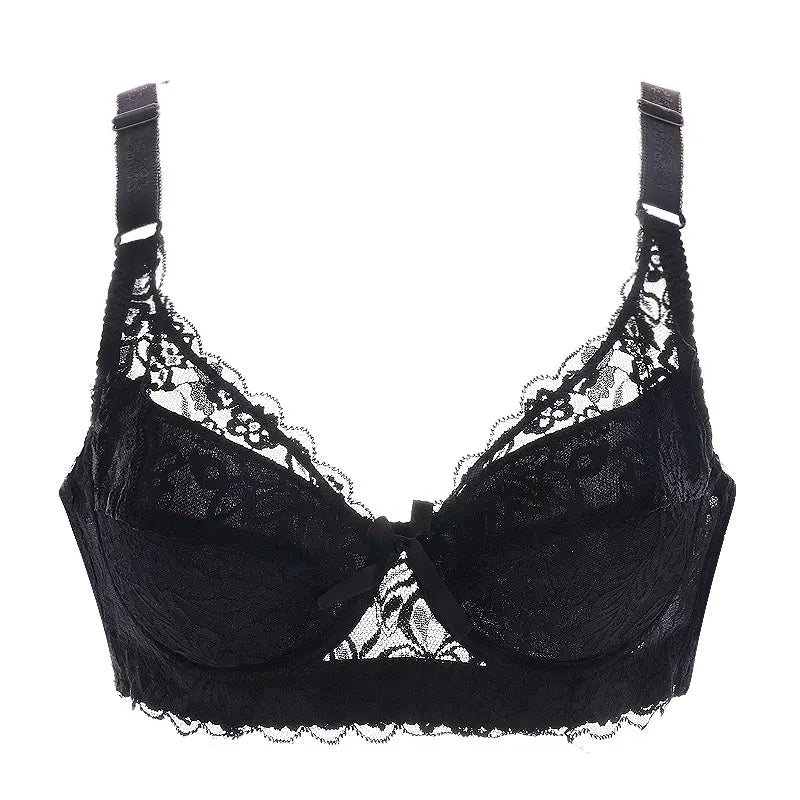 THARAH VIOLETTA – Bralette en dentelle avec armatures et broderie
