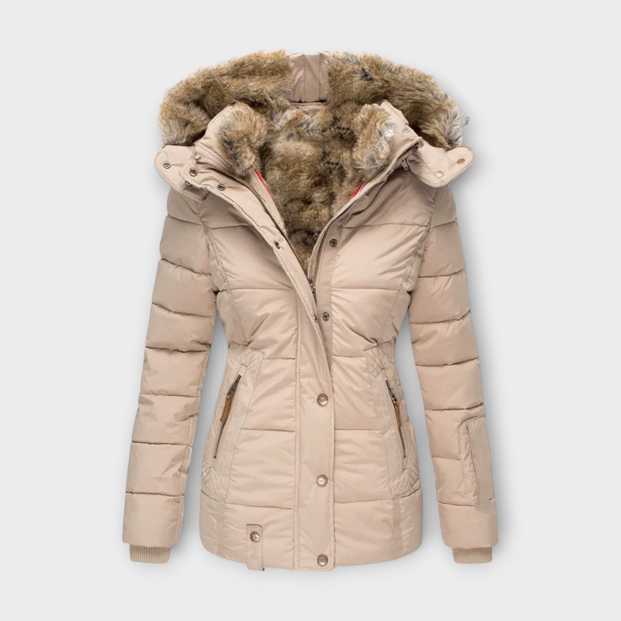 Emine - Veste en fourrure douillette