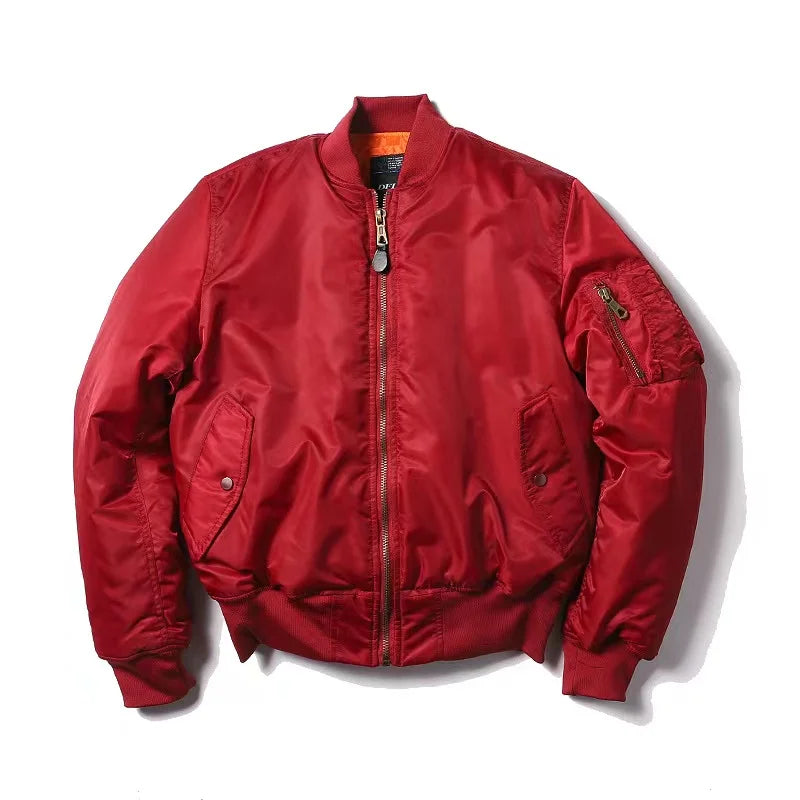Veste bomber légère d'été avec fermeture éclair et doublure respirante pour les jours chauds | Idéale pour l'été/le printemps